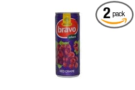 Bravo Grape Juice 250ml Pack of 4
