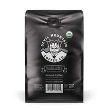 Devil Mountain Coffee Black Label Dark Roast Ground Coffee Strong High Caffeine Coffee Grounds USDA Organic Fair Trade Gourmet Artisan Roasted Strongest Coffee in the World 80 oz Bag