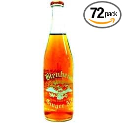 Blenheim Ginger Ale Not As Hot - 12oz (72 Glass Bottles)