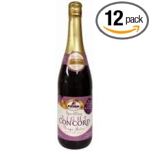 Kedem Sparkling Grape Juice Light 12 x 25.4 Fl Oz Bottles