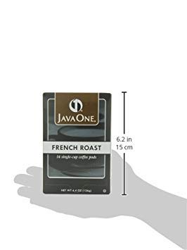 Java One French Roast Coffee 14-Count Pods (Pack of 6)