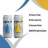 Ripp It Energy Drink Variety Pack - 12 Cans of 16 fl oz Each - Assorted Flavors for an Energy Rush - (Sugar Free)