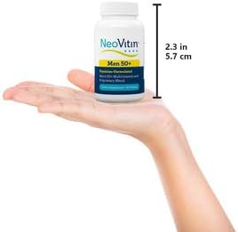 Men's 50+ Multivitamin/Multimineral with Vitamin B Vitamin D Calcium Vitamin D L-Carnitine Asian Ginseng Root Powder Green Tea Leaf Extract Turmeric Root Extract