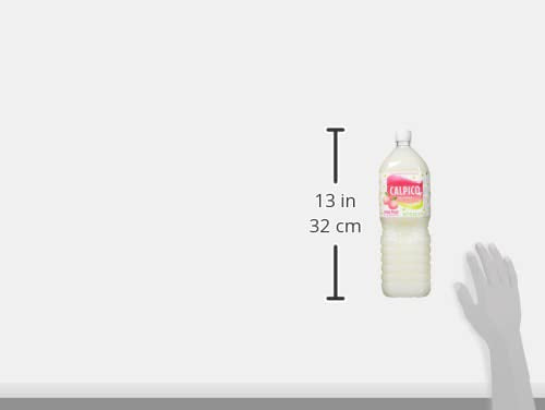 Calpico Soft Drink White Peach 50.7 Ounce (Pack of 8)