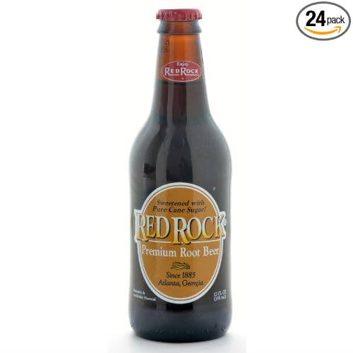 Red Rock Premium Root Beer - 12 oz (24 Glass Bottles)