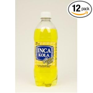 Inca Kola Bottle 20 Oz (Pack of 12)