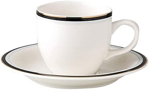 せともの本舗 Set of 10 Marine Black Coffee C/S 6.1 fl oz (180 cc) 10.2 oz (293 g) Coffee C/S Hotel Restaurant Cafe Western Tableware Restaurant Commercial Use For Guests
