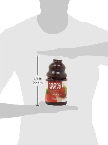 Dr. Smoothie 100% Crushed Fruit Smoothie Strawberry 46-Ounce Bottles (Pack of 2)