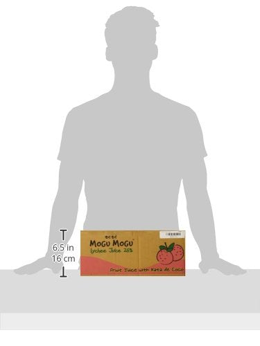 Mogu Juice with Nata De Coco Lychee 10.82-Ounce (Pack of 24)