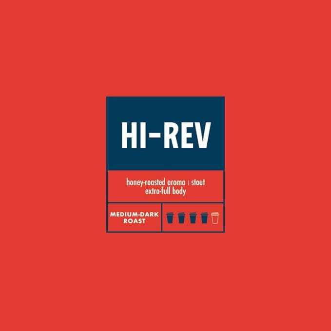 Boyd's Hi-Rev Ground Coffee Medium-Dark Roast 3 Pack (4 oz Each) – 12 oz Total – Same Great Coffee Different Package – Intense &amp Energizing Flavor