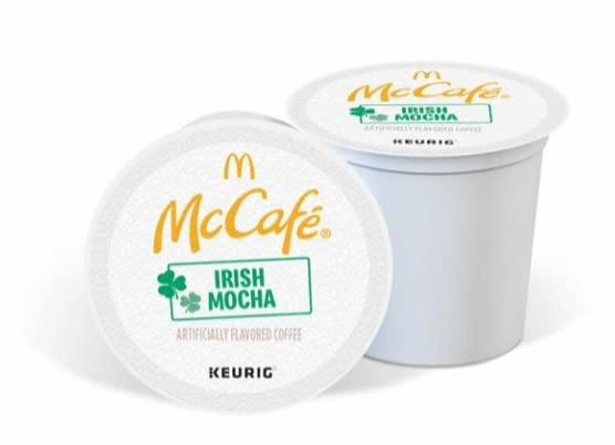 McCafe Irish Mocha Limited Edition Coffee K Cups - Pack of 2 Boxes - 24 K Cup Pods Per Box - 48 K Cups Total - For Use In Keurig Coffee Makers - Limited Edition McCafe Flavor