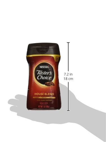 Nescafe Taster's Choice Instant House Blend Coffee 7 Ounce Canister