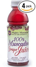 gse Mighty Muscadine 100% Muscadine SuperFruit Juice Cold Pressed from the Grape and Full of Antioxidants - 10 oz Bottle ( 4 BOTTLES ) )