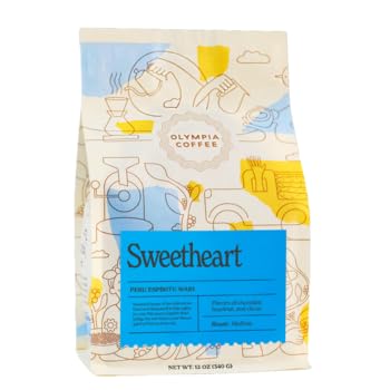 Olympia Coffee Sweetheart Medium Roasted Whole Bean Coffee - 12 Ounce Bag