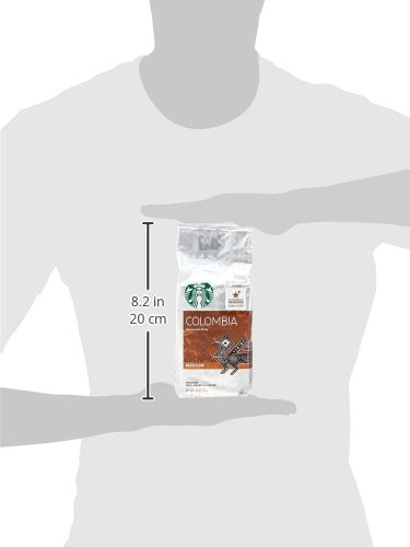 Starbucks Ground Coffee—Medium Roast Coffee—Colombia—100% Arabica—1 bag (12 oz) (Pack of 2)