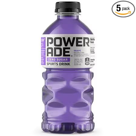 DD's Powerades Zero Grape 28 oz 5 pk