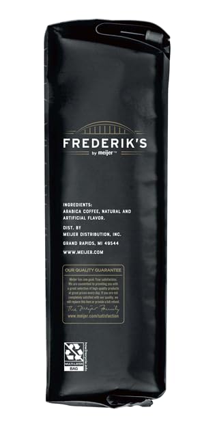 Frederik's Mackinac Island Fudge Ground Coffee 12 oz Resealable Bag 100% Arabica Beans Light Roast