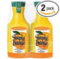 Simply Orange Twin Pack - 2/59oz Bottles