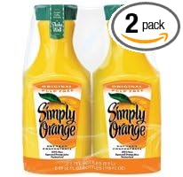 Simply Orange Twin Pack - 2/59oz Bottles