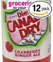 Canada Dry Ginger Ale DIet Cranberry 12 oz Can (12 pack)