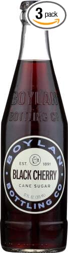 Boylan Soda Black Cherry 12.0 FO (Pack of 3)