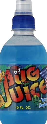 Bug Juice Berry Raspberry 10-Ounce (Pack of 24)