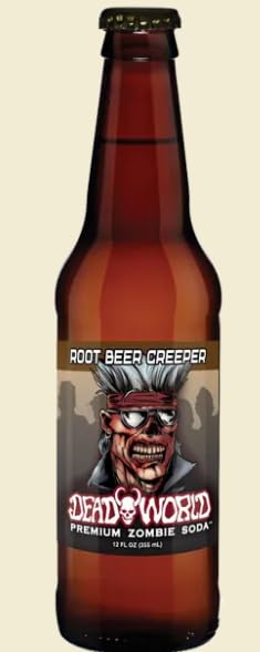 Dead World Premium Zombie Soda 5 Pack - Includes 1 12oz bottle of each 5 Zombie themed flavors