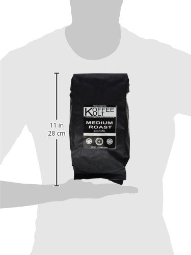Koffee Kult Koffee Kult Medium Roast Smooth and Flavorful Ground Coffee - Perfect for a Relaxing Cup Anytime (Medium Roast 32oz)