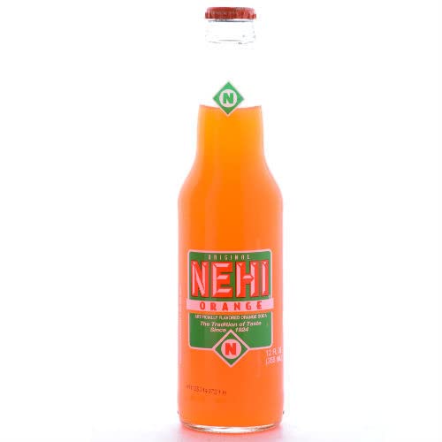 NEHI Orange Soda - 12 oz. (12 Glass Bottles) 72 Pack