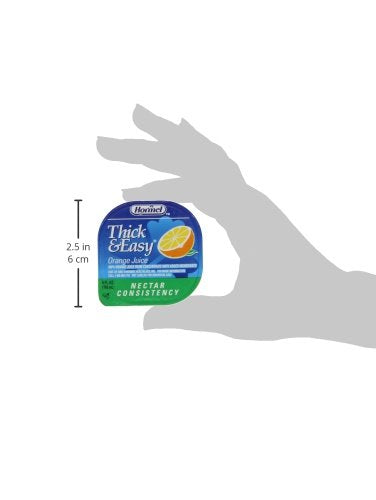 Hormel Drink Thick &amp Easy Orange Juice (Nectar Consistency) 4-Ounce Portion Control Cups (Pack of 24)