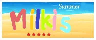 Lotte Milkis 6 Flavors Combo (Original Apple Melon Peach Banana &amp Strawberry) (6 x 2 Cans 8.45 FL Oz (Pack of 12))