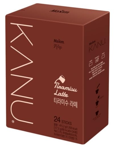 Kanu Maxim Latte Instant Coffee (17.3g x 24t Tiramisu)