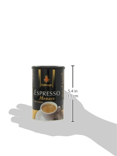 Dallmayr Gourmet Coffee Espresso Monaco (Ground) 7-Ounce Tins (Pack of 4)