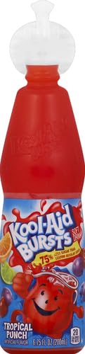 Kool-Aid Bursts Tropical Punch Flavored Juice Drink (12 Bottles)
