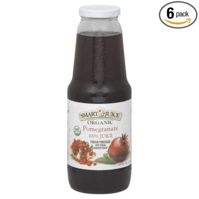 Organic Pomegranate Juice (Pack of 6)
