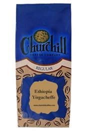 Churchill Coffee Ethiopia Yirgacheffe 12 oz - Ground