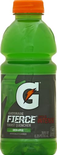 Gatorade Thirst Quencher Fierce Green Apple 20 Fl Oz Pack of 8