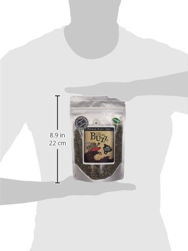 Hawaii's Local Buzz Premium Black Label Peaberry Green (Unroasted) Beans 9 Ounce