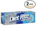 Diet Rite Cola Soda - 12/12 oz (2 pack)