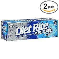 Diet Rite Cola Soda - 12/12 oz (2 pack)