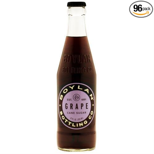 Boylan Grape Soda - 12 oz (96 Glass Bottles)