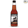 Jones Soda 12 Pack of Root Beer Pure Cane Soda (12 Glass Bottles)
