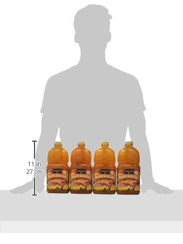 Langers Juice Cocktail Pineapple Orange Guava 64 Fl Oz (Pack of 8)