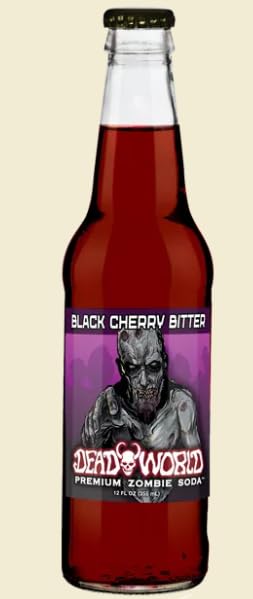 Dead World Premium Zombie Soda 5 Pack - Includes 1 12oz bottle of each 5 Zombie themed flavors