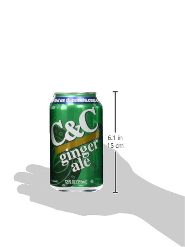 C&ampC Gingerale 12 Oz 24 Count