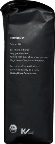 Kicking Horse CoffeeKick AssDark RoastWhole Bean10 Oz(Pack of 2)