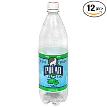 Polar Beverages Seltzer - Lime - Case of 12 - 33.8 fl oz