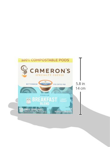Cameron's Coffee Single Serve Pods Breakfast Blend 18 Count (Pack of 1)