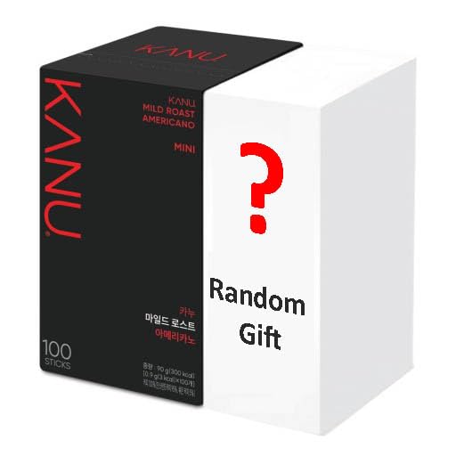 Kanu Mini Colombia Mild Roasted Instant Americano Coffee with Random Gift_0.03 oz x 100 Sticks