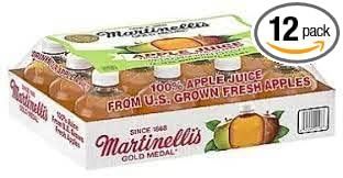 Martinelli's Gold Medal 100% Apple Juice12 OZ Plastic Bottle.12 Pack
